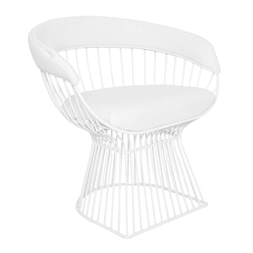 elevenpast White Replica Warren Platner Chair - Steel 1324594