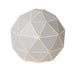 elevenpast Lamps White Laser Cut Metal Ball Table Lamp Black | White G-KLT-820T/WH