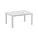 elevenpast White Atlantic Extendible Table 140-210 | Polypropylene & Aluminium TIS762WHITE
