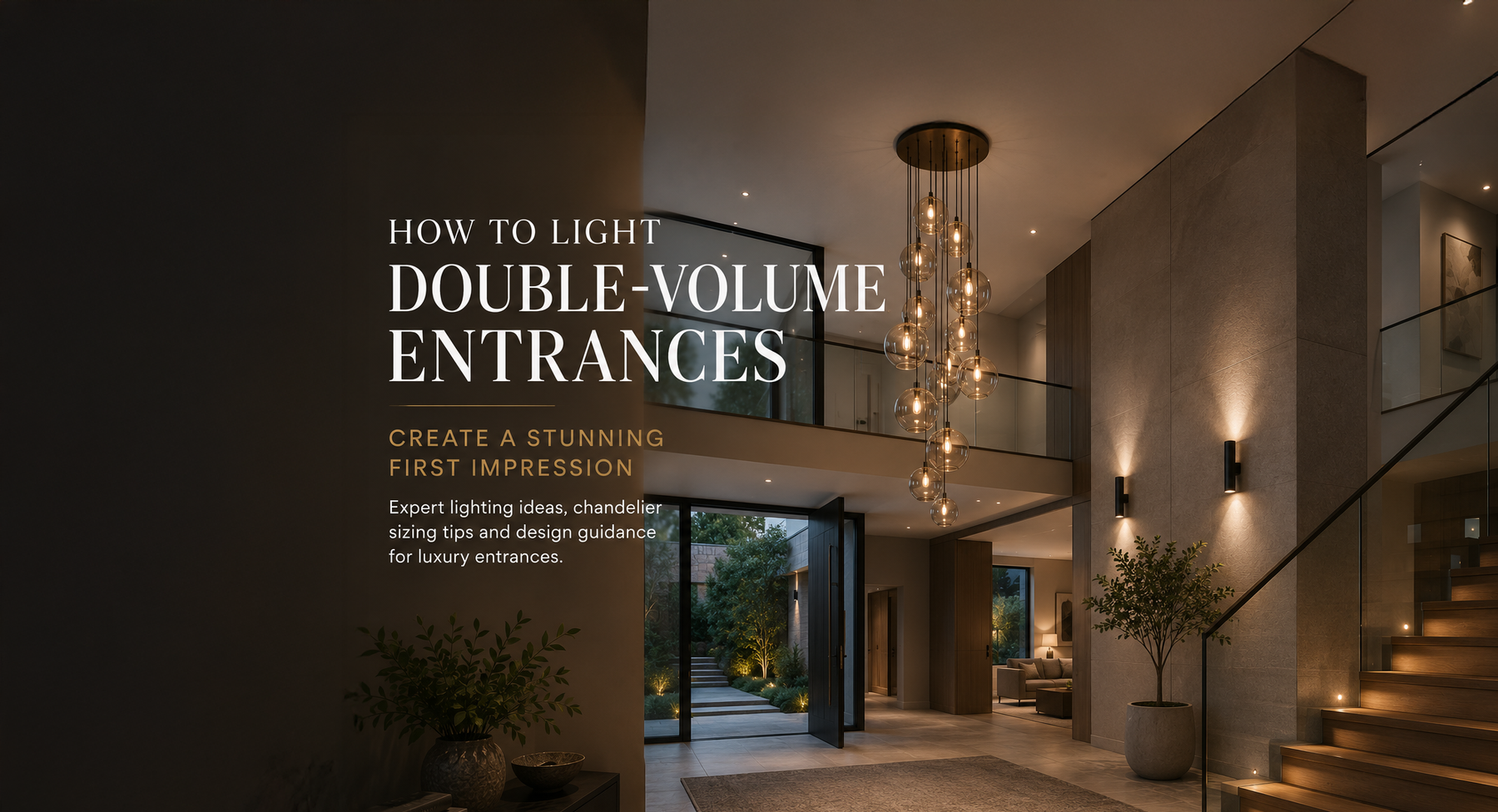 How to Light a Double-Volume Entrance: The Ultimate Luxury Lighting Guide