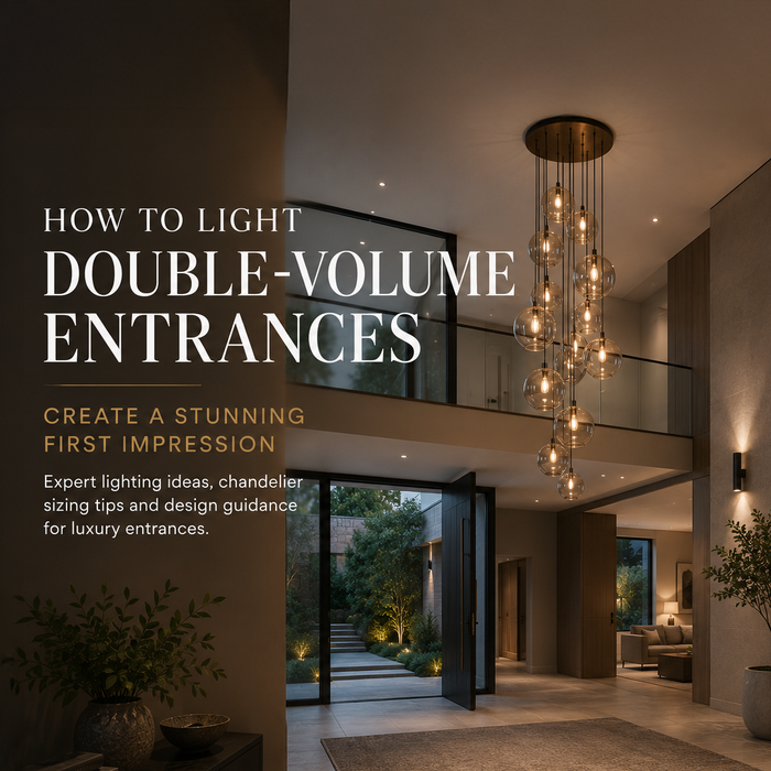 How to Light a Double-Volume Entrance: The Ultimate Luxury Lighting Guide