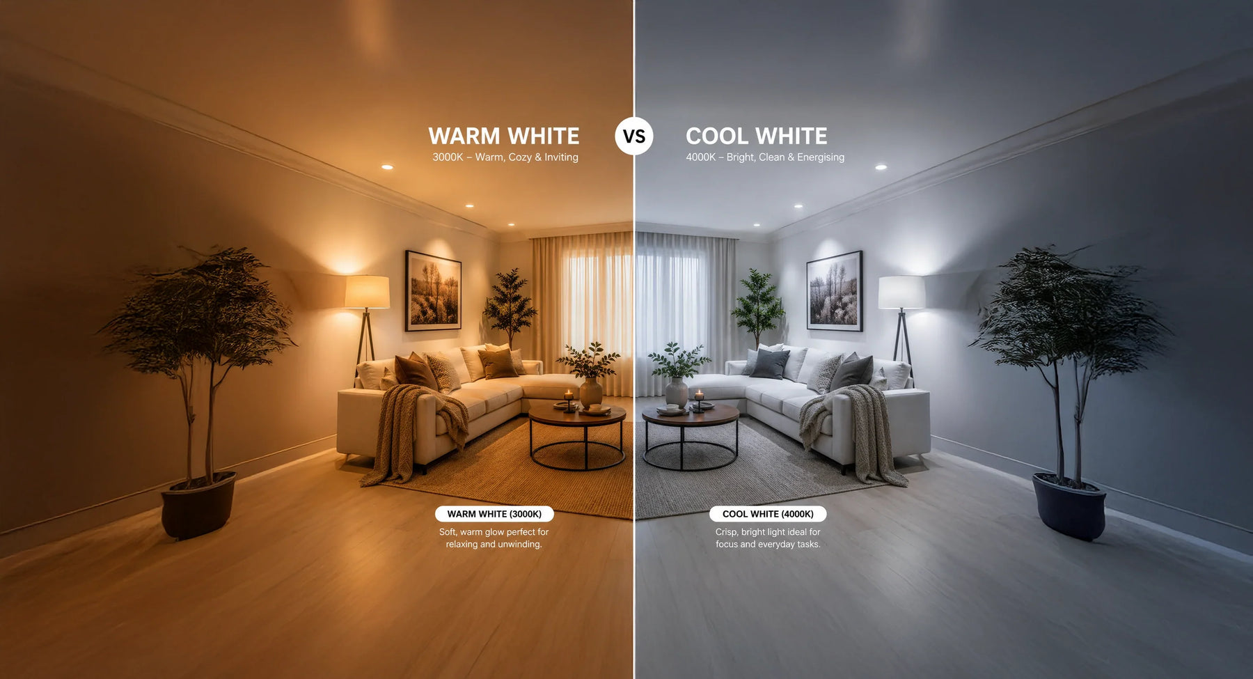 Warm White vs Cool white