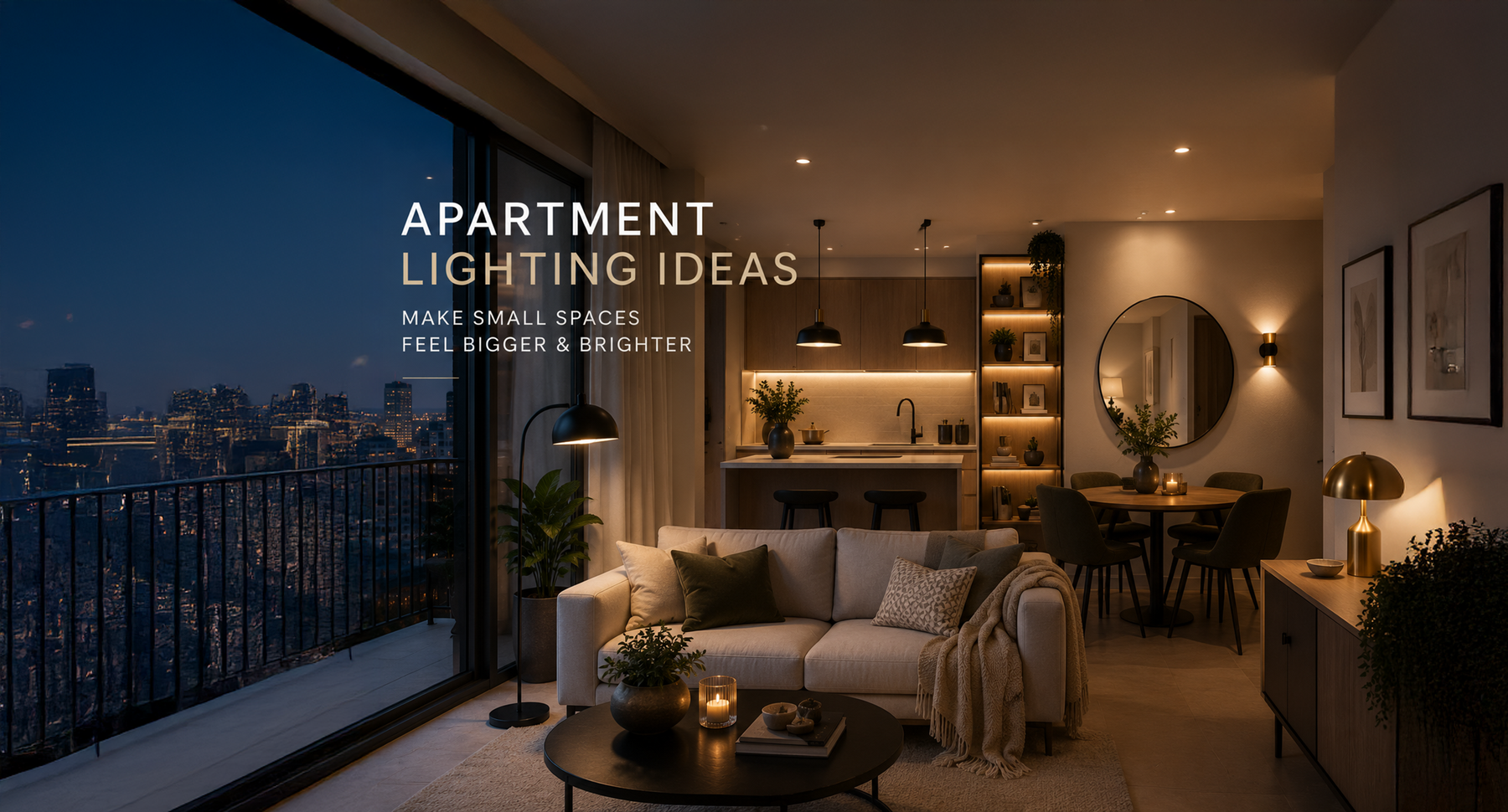 Apartment Lighting Ideas: How to Make a Small Space Feel Bigger and Brighter