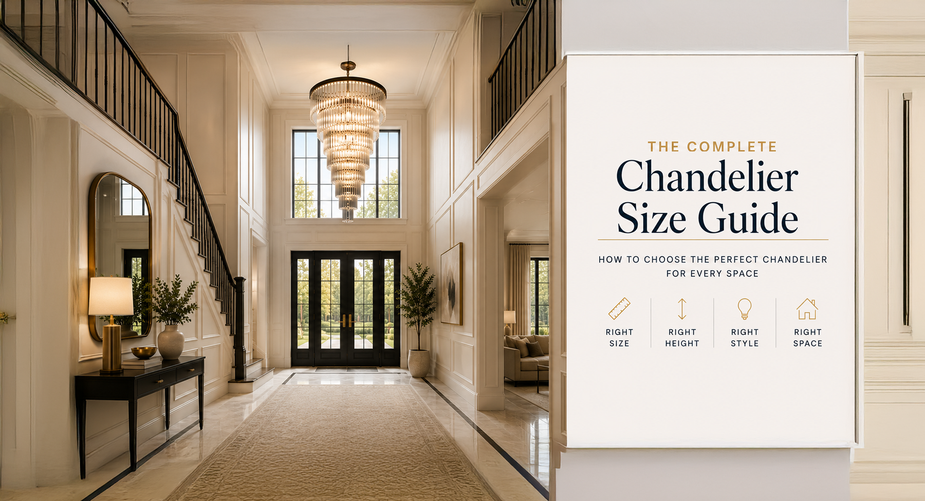 Chandelier Size guide south africa