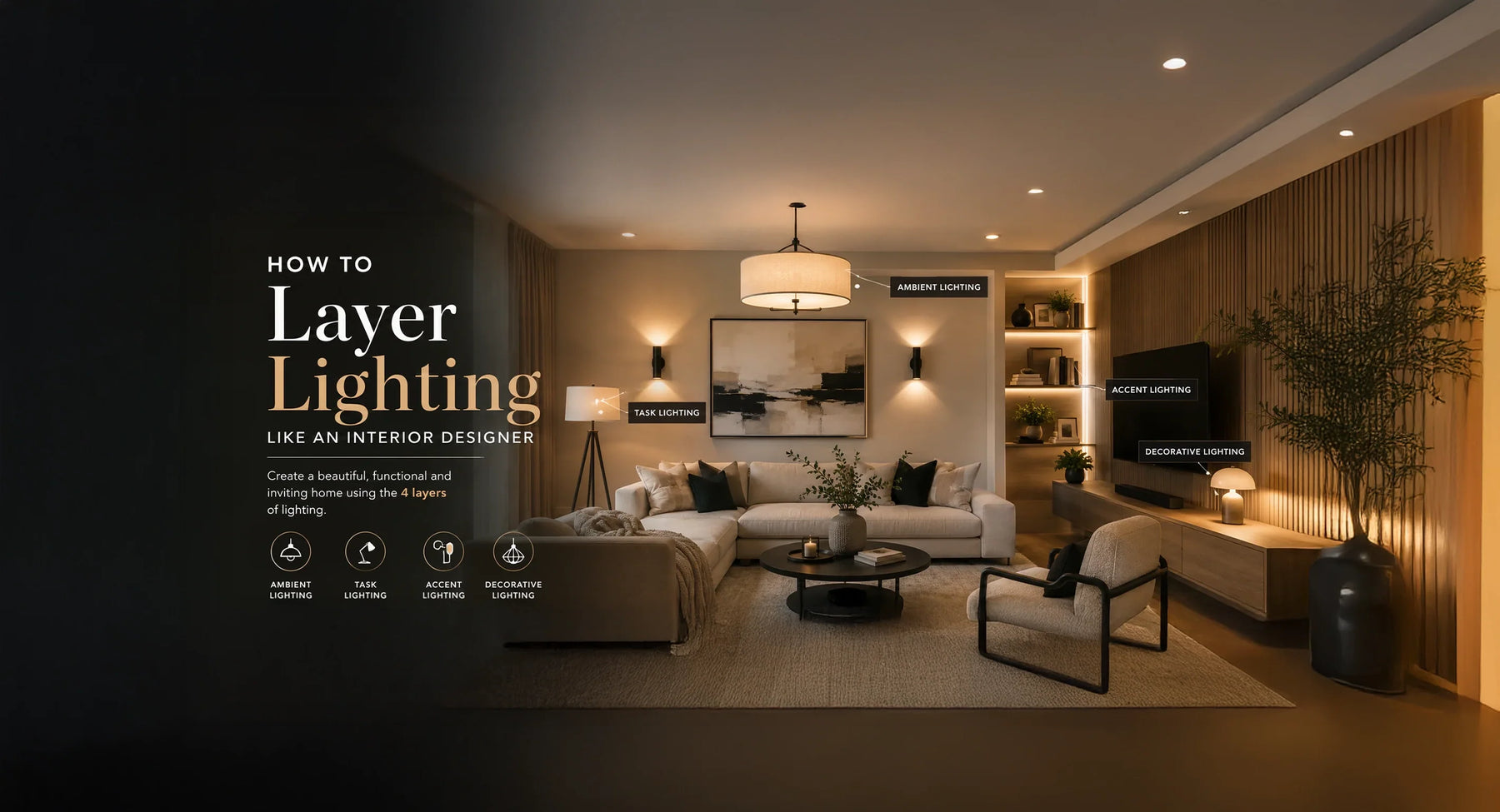 How to layer lighting like a professionl
