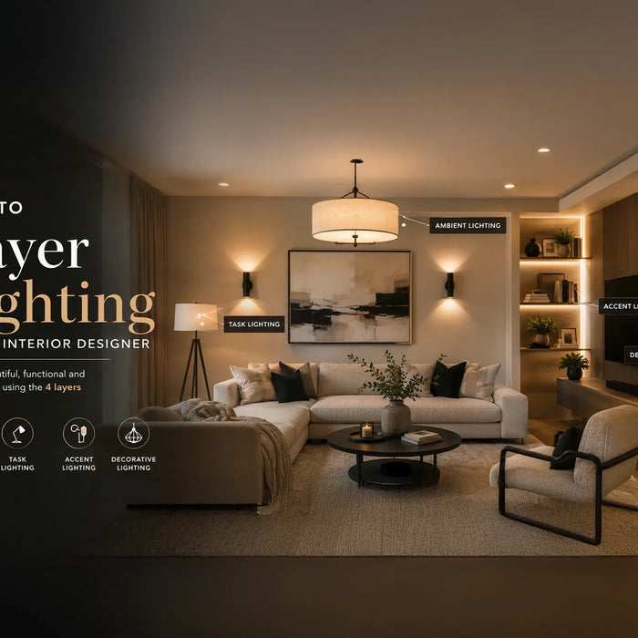 How to layer lighting like a professionl