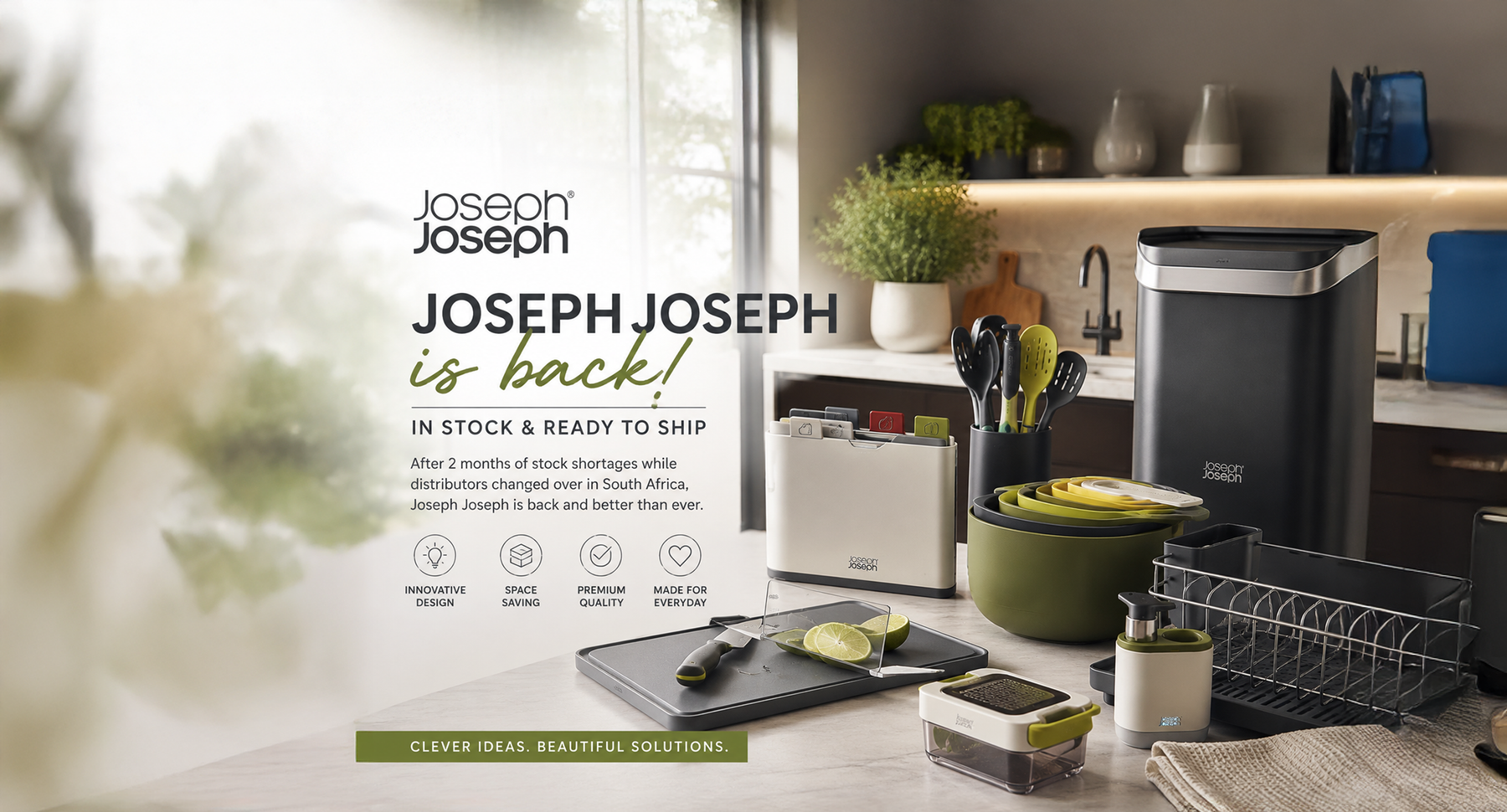 Joseph Joseph Is Back in Stock in South Africa
