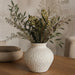 elevenpast ceramic vase Ceramic Vase - Rough Texture White 0203C