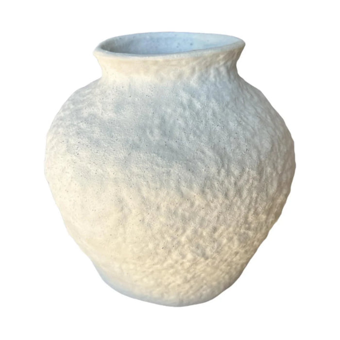 elevenpast ceramic vase Ceramic Vase - Rough Texture White 0203C