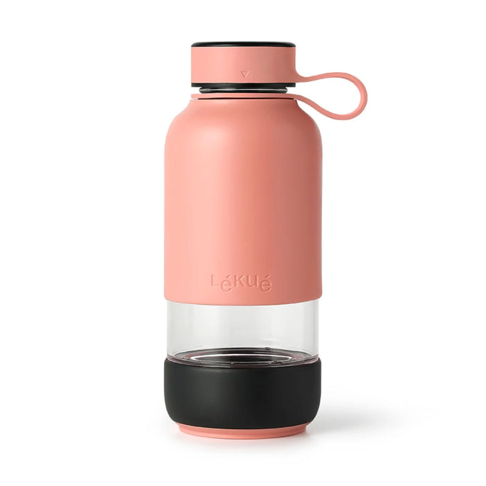 elevenpast drinking bottle Coral Lékué To Go Glass Drinking Bottle, 600ml - Turquoise | Coral 0302018R06M017 8420460013150