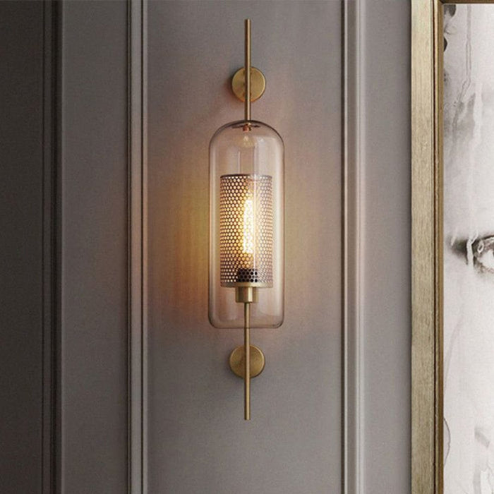 elevenpast New York Cylinder Glass Wall Light