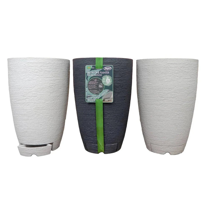 elevenpast Pots & Planters All in One Modern Conic Japi Planter in 3 Colours