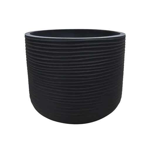 elevenpast Pots & Planters Lagoon Round Japi Planter in Lead - 3 Sizes