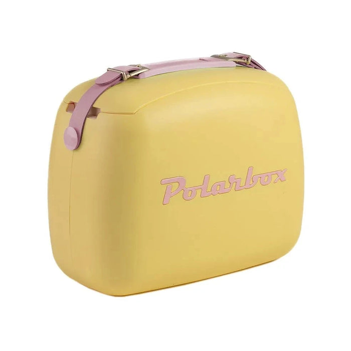 elevenpast Beverage Cooler Polarbox Retro Cooler Box 6L Yellow - Includes 2 Lunch Boxes 10015 8436582993485