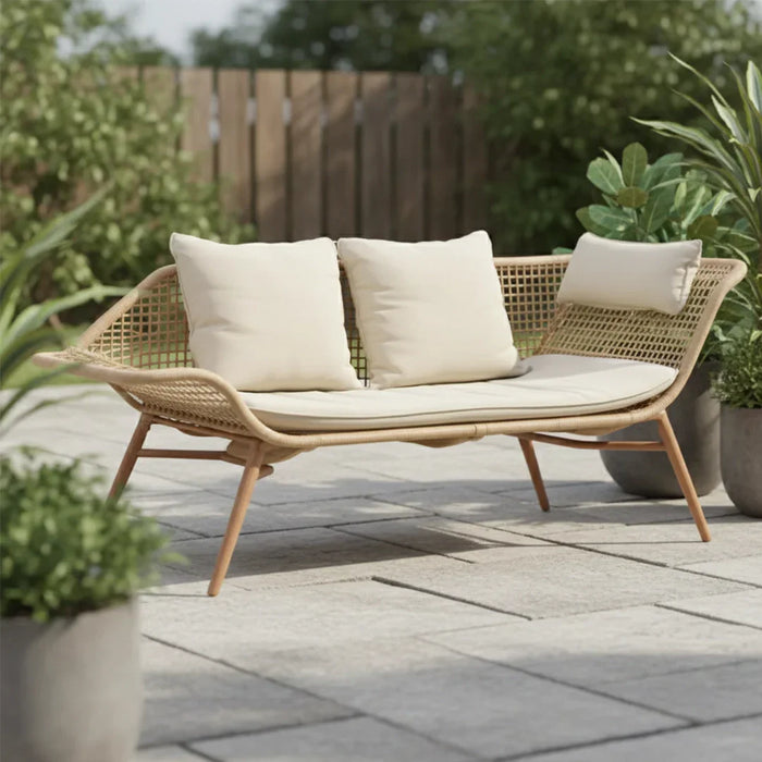 elevenpast Outdoor chaise Cubango Patio Chaise - White 100188