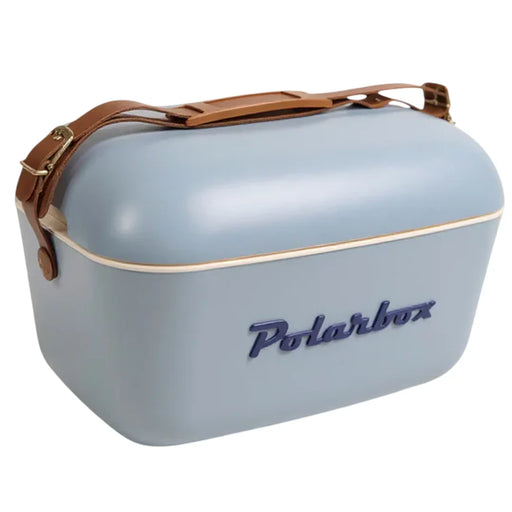 elevenpast Beverage Cooler Polarbox Retro Cooler Box 12L Denim Blue 10038