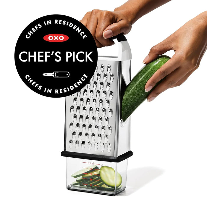elevenpast Food grater OXO Stainless Steel Box Grater 1057961 719812005973