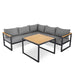 elevenpast patio set Oracle 2 Piece Corner and Table Patio Set 105868