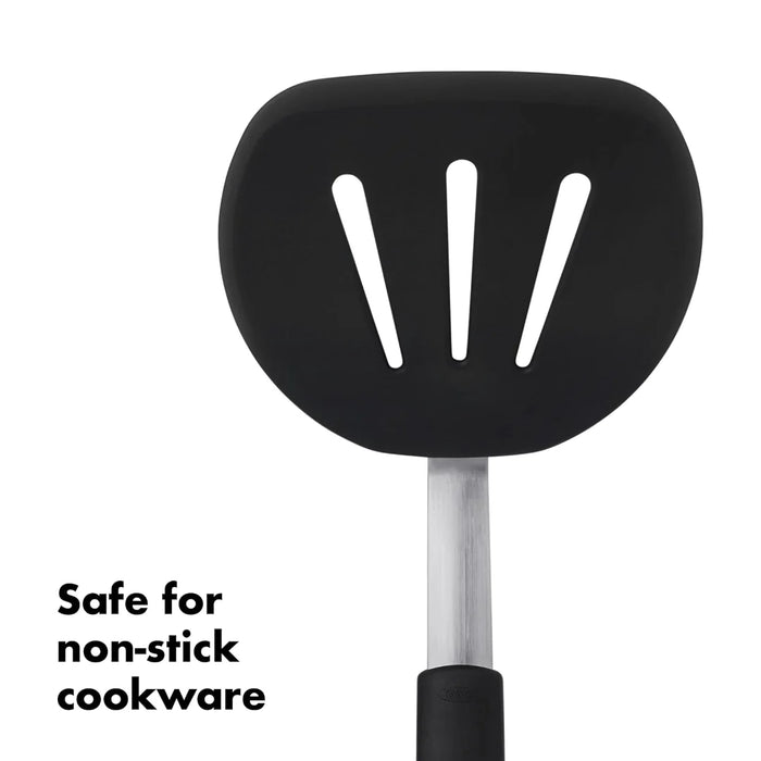 elevenpast pancake turner OXO Good Grips Silicone Flexible Pancake Turner – Black 1071533 719812018430