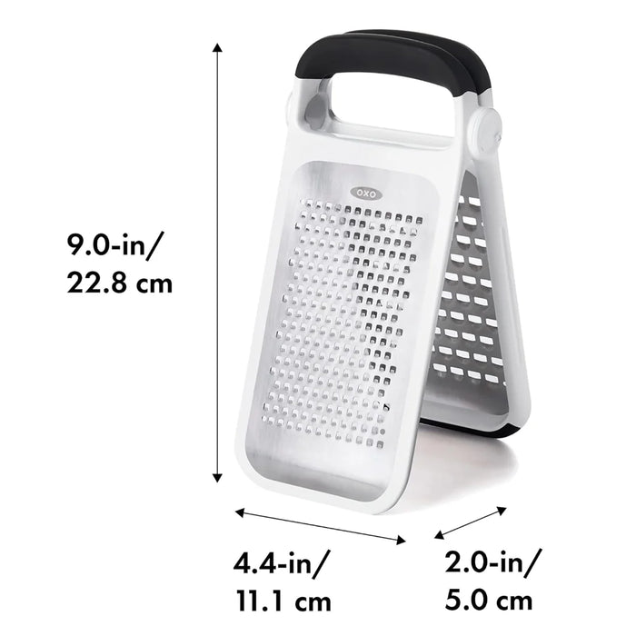 elevenpast Food grater OXO Etched Two-Fold Grater 11216000 719812683157