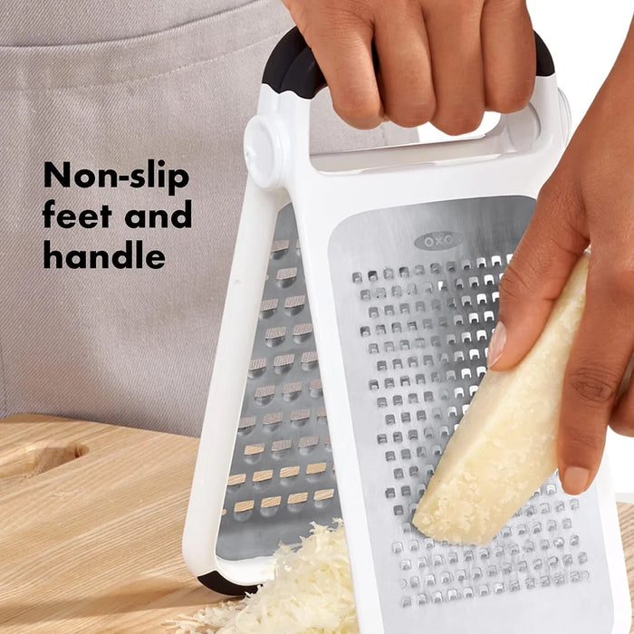 elevenpast Food grater OXO Etched Two-Fold Grater 11216000 719812683157