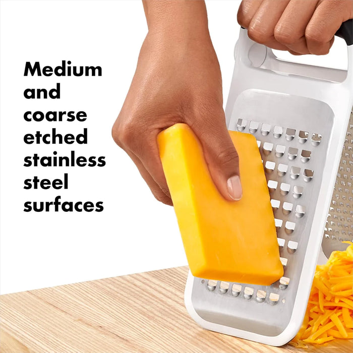 elevenpast Food grater OXO Etched Two-Fold Grater 11216000 719812683157