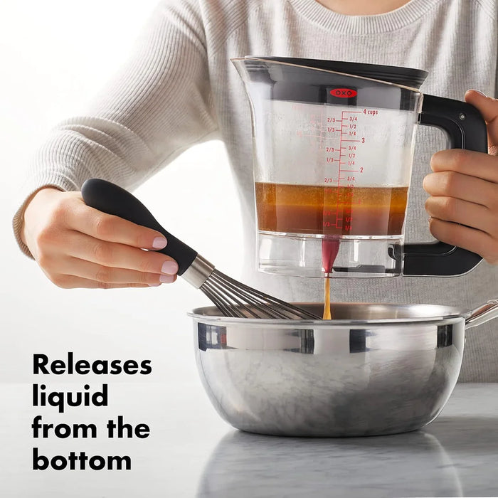 elevenpast measuring jugs OXO Gravy Fat Separator - 4 Cups 11228900 719812684451