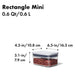 elevenpast food storage containers OXO POP Rectangle Mini - 0.6L 11234700 719812685038