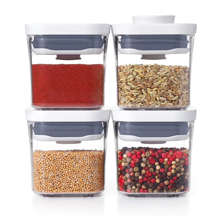elevenpast measuring jugs OXO Good Grips 4-Piece Mini POP Container Set 11236100 719812685175