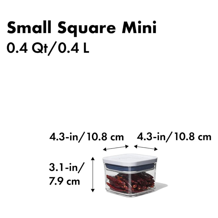 OXO POP Small Square Mini - 0.4L 
