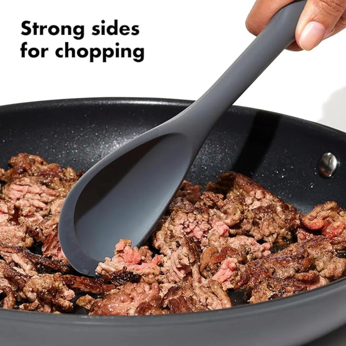 elevenpast spatula OXO Silicone Chop and Stir Cooking Spoon - Peppercorn 11281800 719812689760