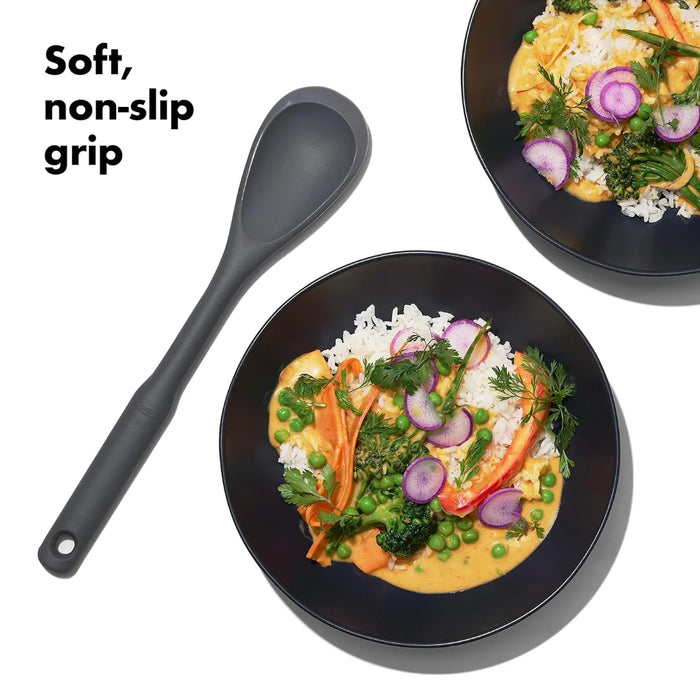 elevenpast spatula OXO Silicone Chop and Stir Cooking Spoon - Peppercorn 11281800 719812689760