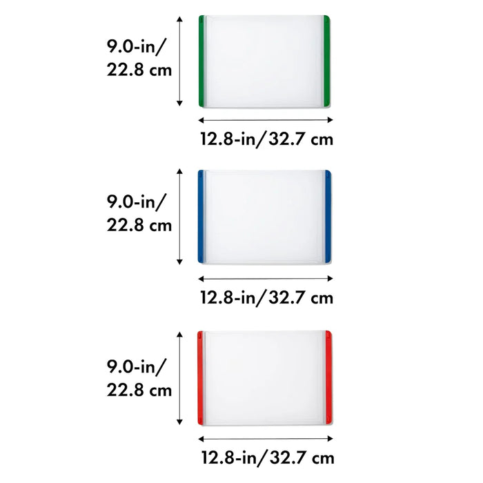 elevenpast cutting board OXO 3 Piece Everyday Cutting Board Set 11284700 719812000824