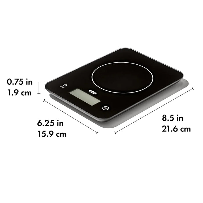 elevenpast digital scale OXO 5kg Everyday Glass Digital Food Scale 11381700 840097707075