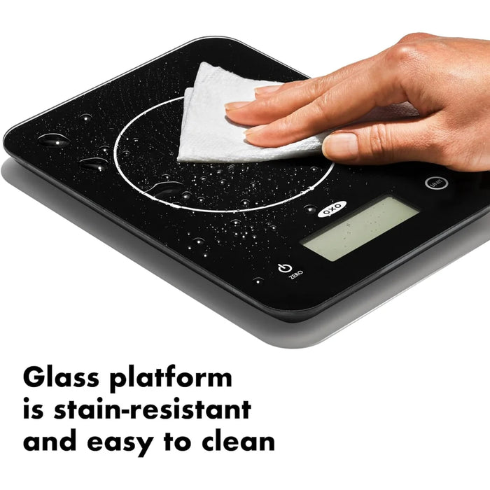 elevenpast digital scale OXO 5kg Everyday Glass Digital Food Scale 11381700 840097707075