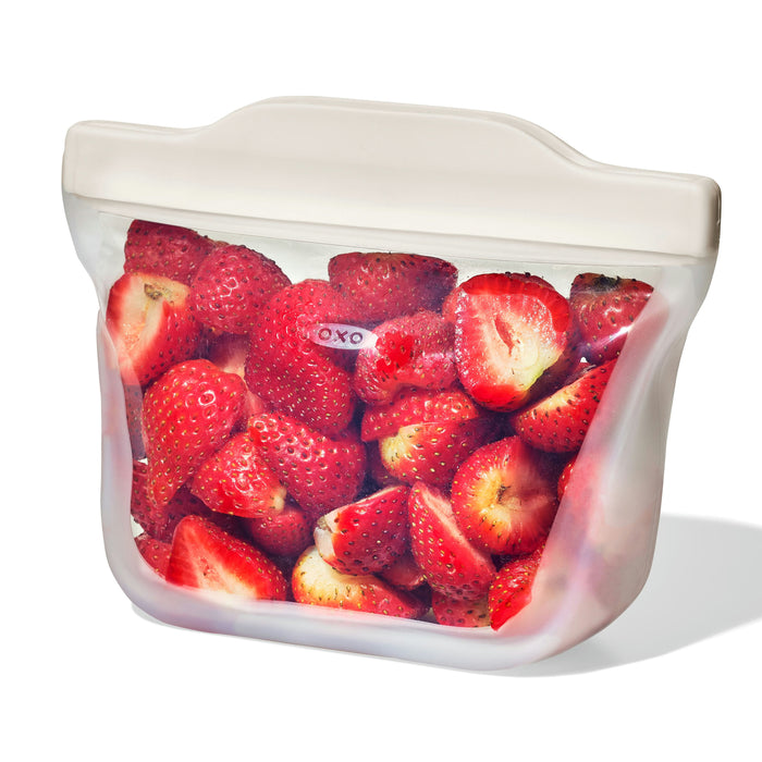 elevenpast reusable silicone food bag OXO Good Grips Silicone Stand-Up Reusable Bag – 335ml 11386000 840097707501