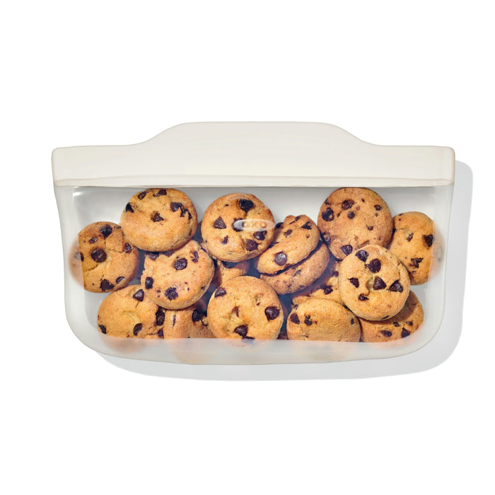 elevenpast reusable silicone food bag OXO Silicone Reusable Bag – Snack Bag 332ml 11386300 840097707532
