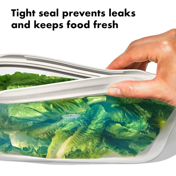 elevenpast reusable silicone food bag OXO Silicone Reusable Bag – Snack Bag 332ml 11386300 840097707532