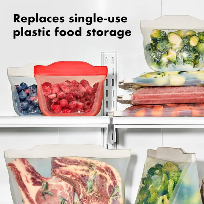 elevenpast reusable silicone food bag OXO Silicone Sandwich Bag - 828ml 11386500 840097707556