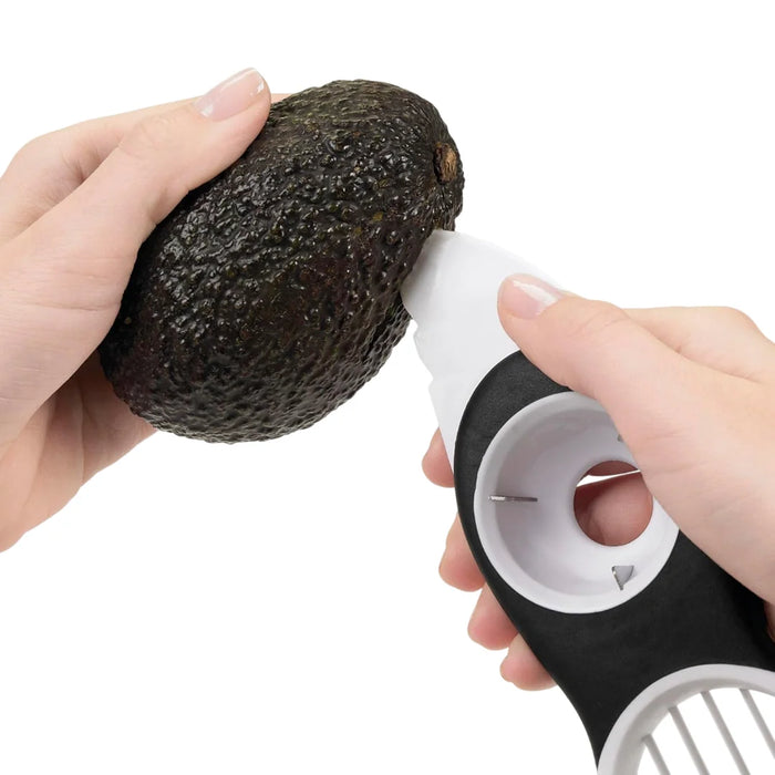 elevenpast avocado slicer OXO 3-in-1 Avocado Slicer - White 1143380 719812034331