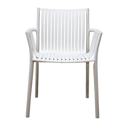 elevenpast Chairs White Reece Stackable Armchair | Grey, Blue or White 11808WHITE