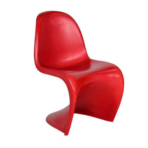 elevenpast Red Curve Chair - Polypropylene 1190141