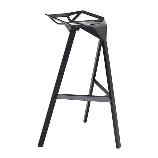 elevenpast Bar stool Black Geo Bar Stool 1191714