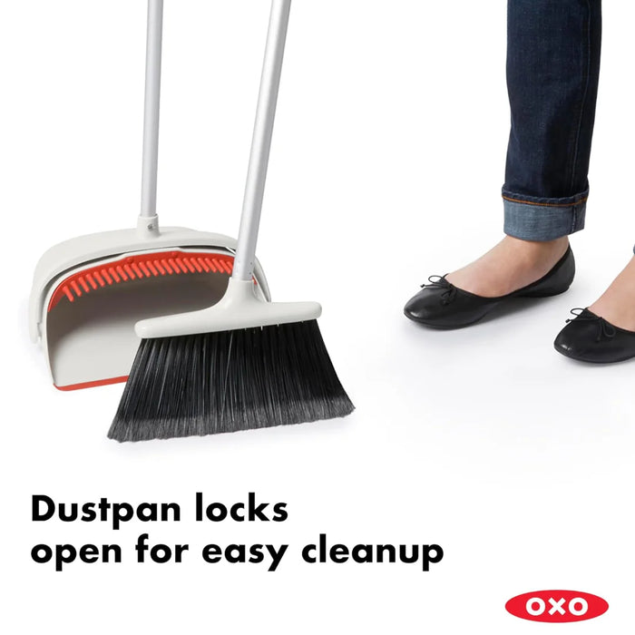 elevenpast broom OXO Large Sweep Set with Extendable Broom 12125800 719812042596