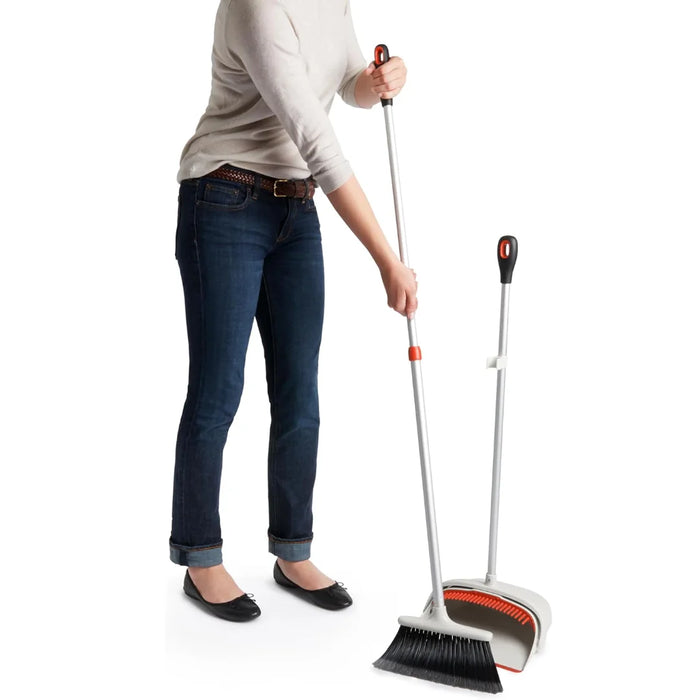 elevenpast broom OXO Large Sweep Set with Extendable Broom 12125800 719812042596