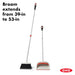 elevenpast broom OXO Large Sweep Set with Extendable Broom 12125800 719812042596