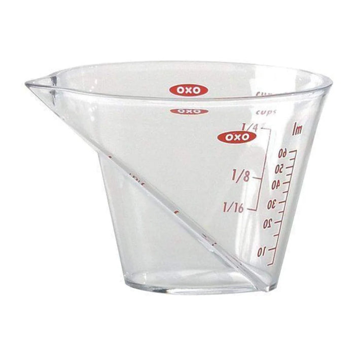 elevenpast measuring jugs OXO Mini Angled Measuring Cup, 60 ml/Quarter Cup 1238480 719812033846