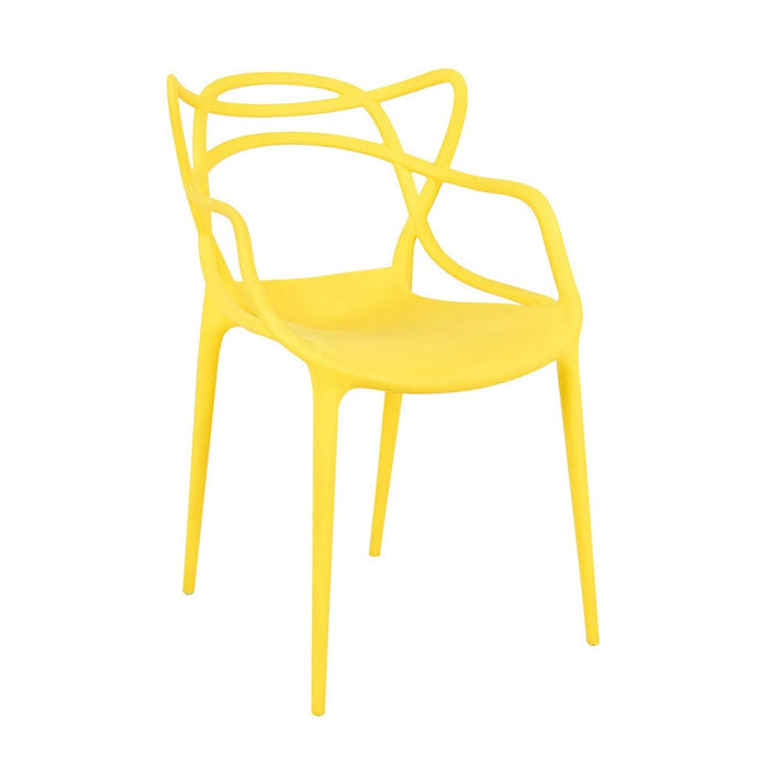 elevenpast Yellow Spagheti Cafe Chair - Polypropylene 1271799 633710853606
