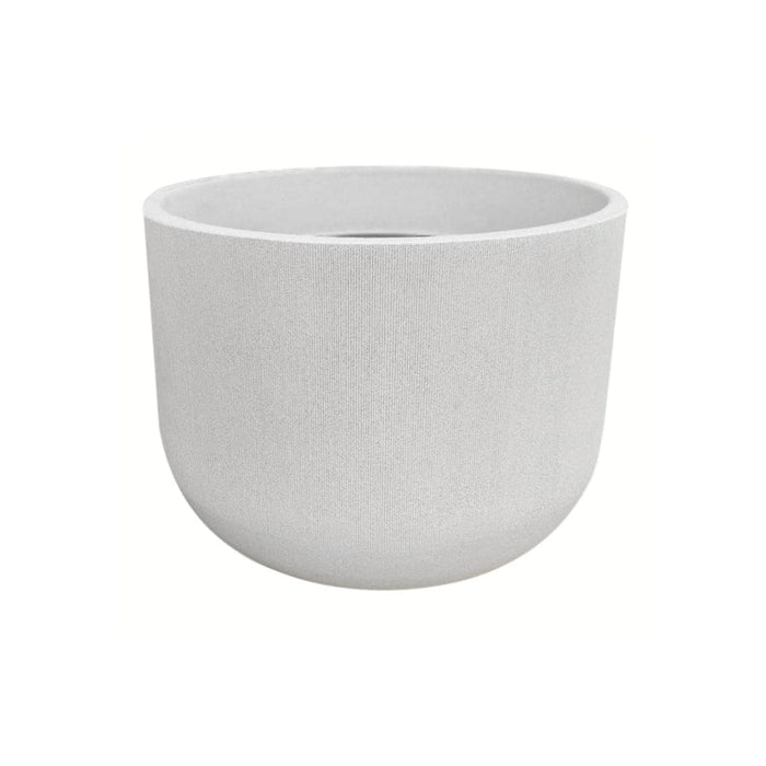 elevenpast Pots & Planters Fringe Round Japi Planter White