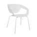 elevenpast White Replica Vad Cafe Chair - Steel 1328011